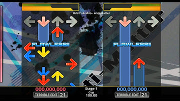 [TERRIBLE DDR EDIT] Anti-Matter / Orbit1 & Milo (Lv. 22)