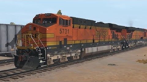 Trainz 3 BNSF #5731 pass by