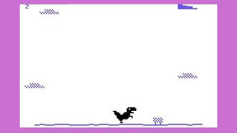 Ten Rex - T-Rex game in 10 lines of code, for the 10 lines contest