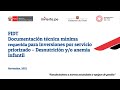 FIDT: Documentación para inversiones (Desnutrición y/o anemia infantil)