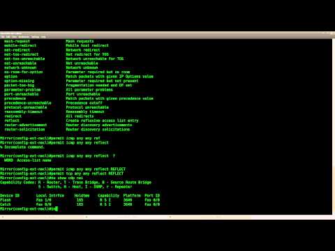 Reflexive Access-List lab in GNS3