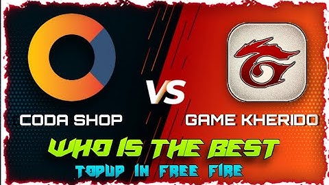 CODA SHOP VS GAME KHARIDO || WHO IS THE BEST WEBSITES TOPUP IN FREE FIRE || CODA SHOP ||GAME KHARIDO