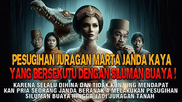 Kisah ngeri - PESUGIHAN JURGAN MARTA SEORANG JANDA KAYA YANG DENGAN SILUMAN BUAYA !