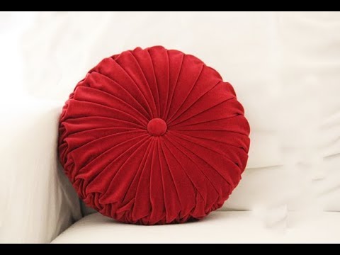 Super Easy Round Cushion How To Make Decorative Pillow Round