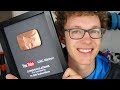 10k Copper YouTube Play Button - Copper plating 3D prints + #giveaway