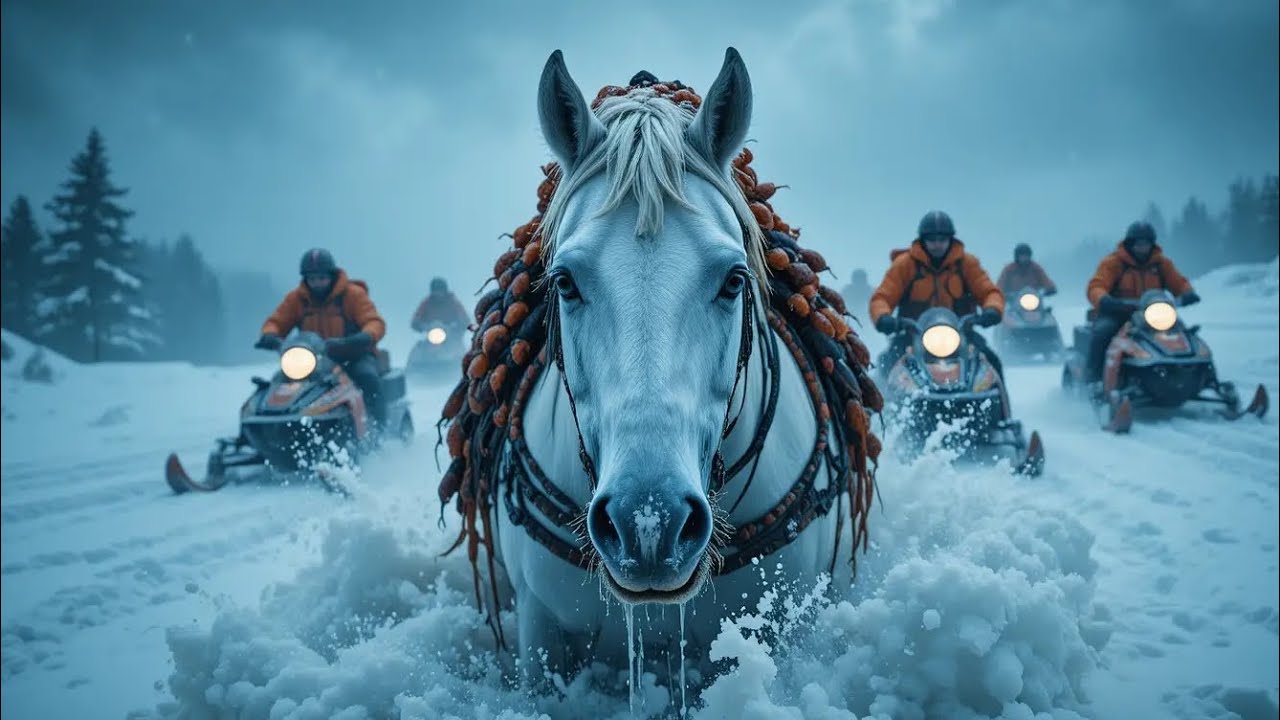 The Horse Covered in Insects: Unbelievable Arctic Rescue Caught on Camera | 8K Cinematic Story