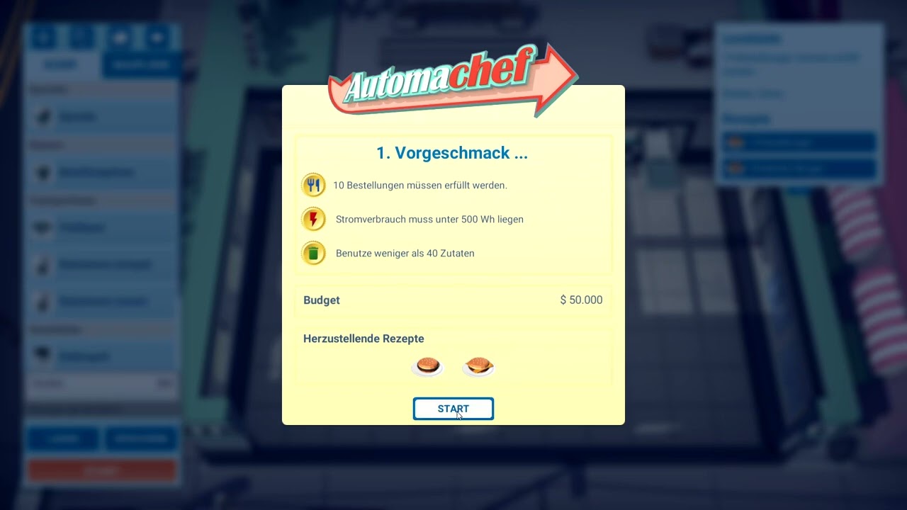 Automachef – Tutorial und Kampagne 1-5