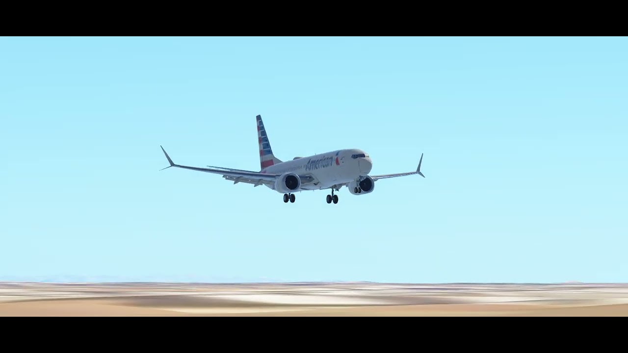 American 737  MAX 8 smooth Touchdown into Phoenix (Infinite Flight)