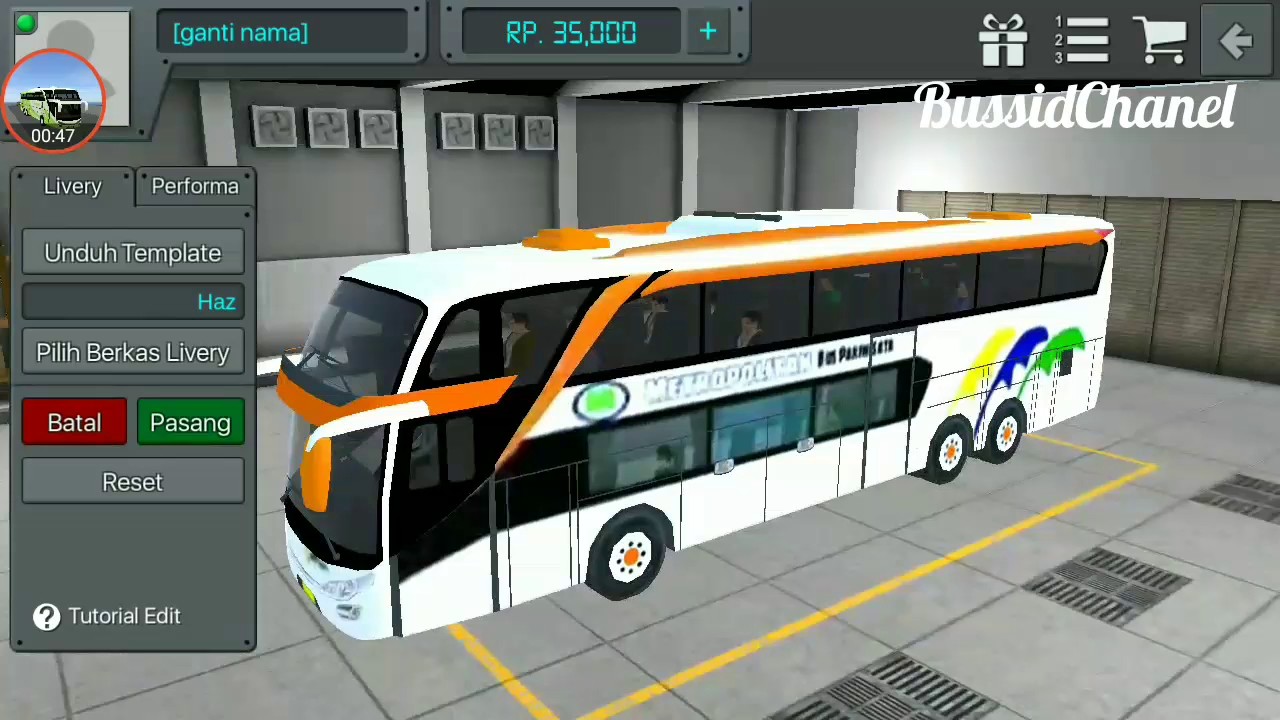 Gambar Skin Bus Simulator Indonesia Keren