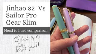 Jinhao 82 Fountain Pen: A Sailor Pro Gear Slim Dupe!! Is it any better!