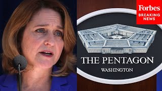 Deputy Defense Secretary Kathleen Hicks Leads Pentagon Press Briefing On FY25 DoD Budget