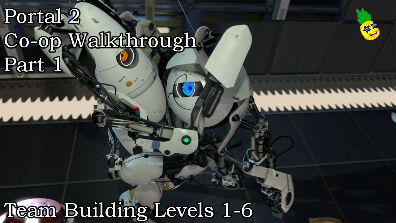 Portal 2 Co-op Walkthrough Part 1: Team Building Levels 1 - 6 - YouTube