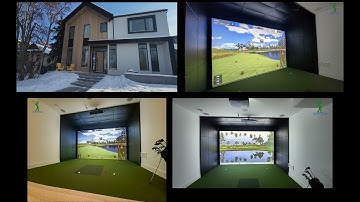 Custom Virtual Golf Simulator: Designed to fit your space & Needs