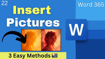 How to Insert Pictures & Online Images in MS Word | Step by Step Tutorial