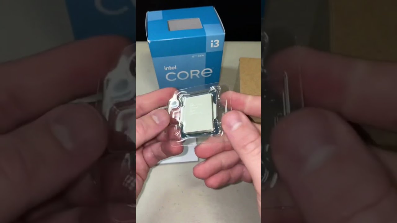 INTEL CORE I3 12100F Unboxing