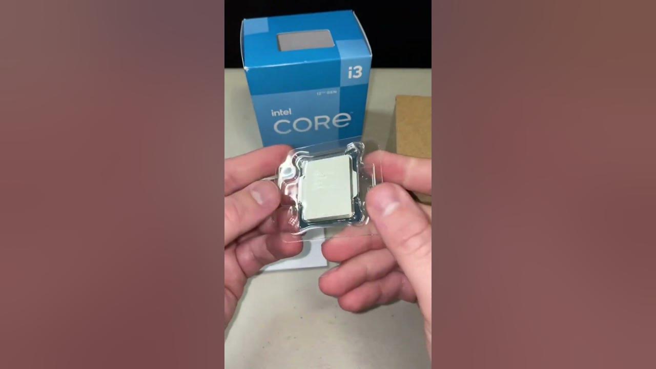 INTEL CORE I3-12100F  unboxing