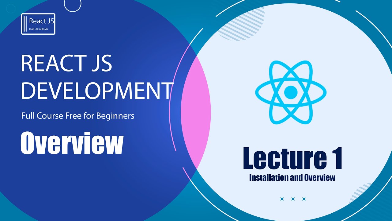 React Js tutorial - React first app overview - YouTube