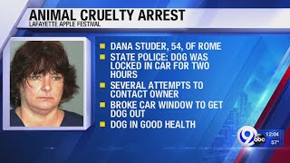 Woman arrested on animal cruelty charges