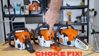 Stihl Chainsaw Choke Lever Explained (Won’t Start Fix)