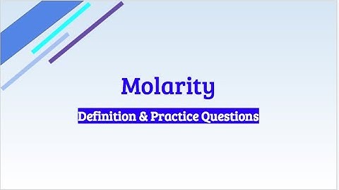 Molarity | Pharmaceutical Calculations | Evaluating Exam | PEBCprep with San