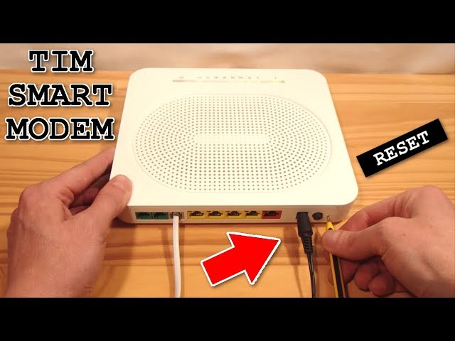 Tim Smart Modem • Factory Reset - YouTube