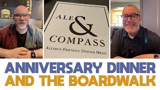 Anniversary Dinner at Ale & Compass || First Time Walking Around Disney's Boardwalk