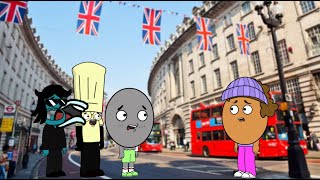 Rock Paper Scissors goes to London UK and gets grounded