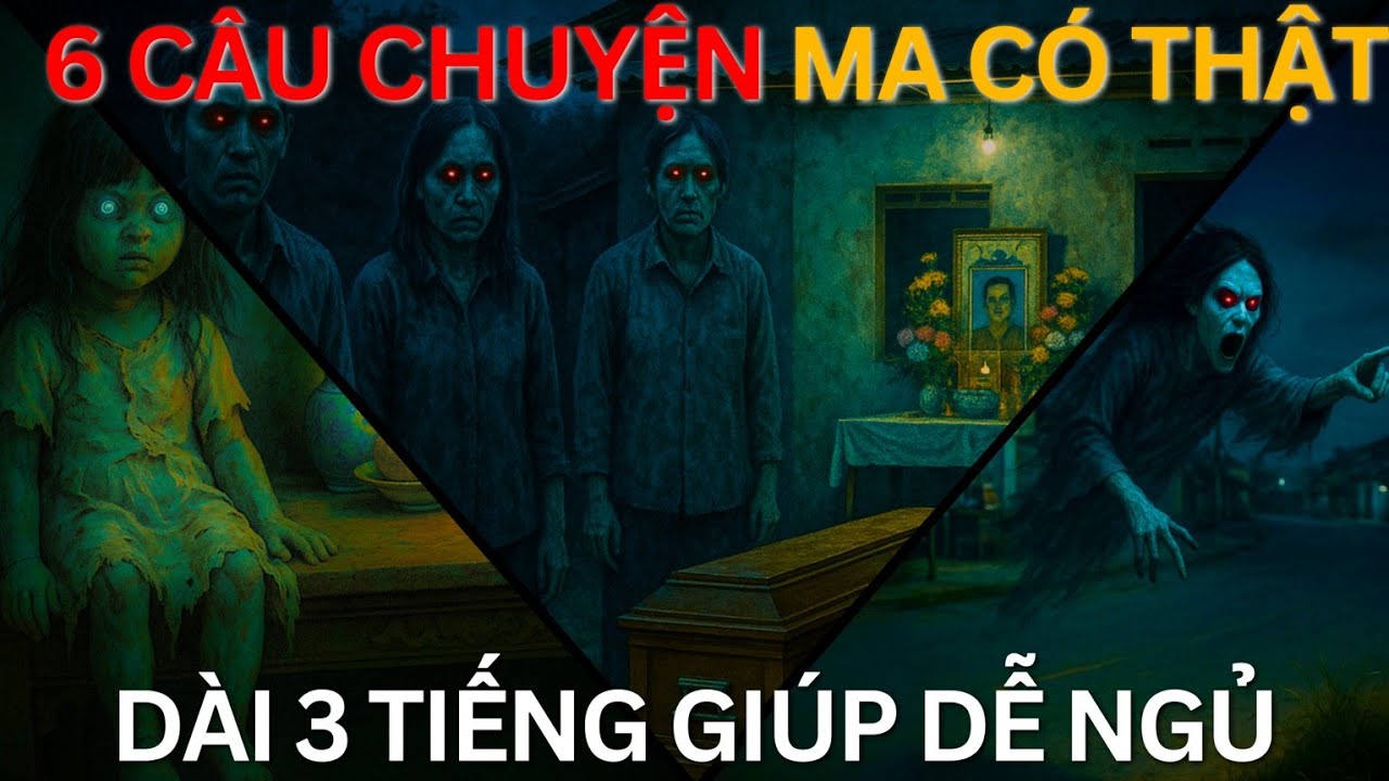 6 câu chuyện ma có thật dài 3 tiếng giúp dễ ngủ