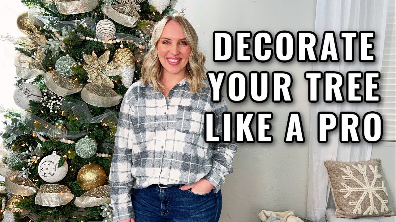 HOW TO DECORATE YOUR TREE LIKE A PRO - YouTube