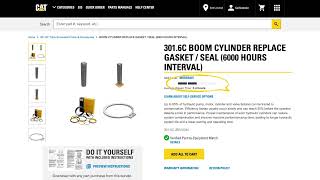 SSO and PM Kits in Parts.Cat.com