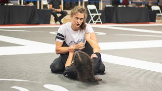 Mary vs. G. Arriola at the 2024 Jiu Jitsu World League Worlds