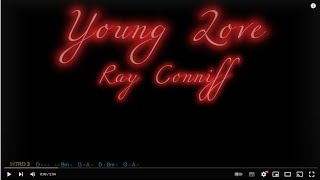 Video thumbnail of "Young Love - Ray Conniff, Cover, eingespielt mit titelbezogenem Style auf Yamaha Genos."