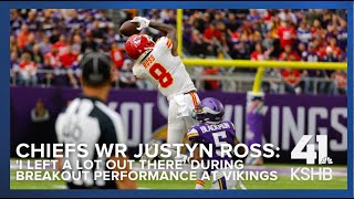 Chiefs Wr Justyn Ross I Left A Lot Out There At Minneosta