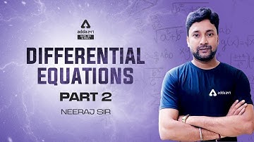 Differential Equation #3 | GATE Engineering Mathematics Lec. | GATE 2023 | by Neeraj sir