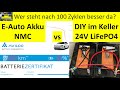 Härtetest: LiFePO4-Akku im Keller vs NMC-Akku im Elektroauto!