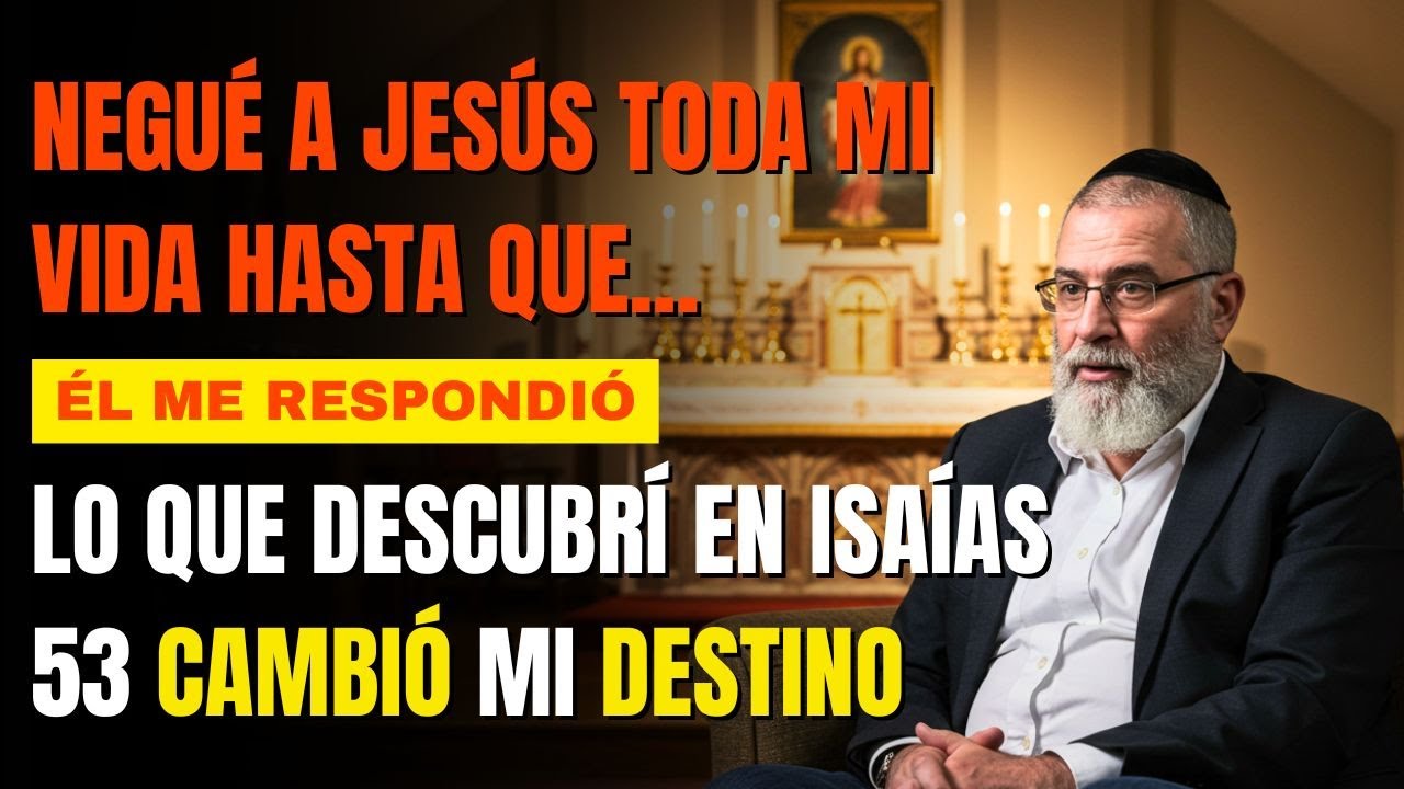 Judío QUE NEGÓ A JESÚS durante años… ahora predica que Él es el Mesías VERDADERO
