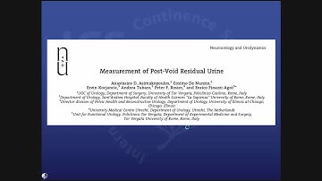 ICS 2014: Workshop 16, part 3 - School of Urodynamics Teaching Modules