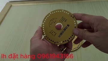 Lưỡi cắt đa năng lắp máy công cụ, cắt gạch cắt kính cắt sắt cắt nhựa chỉ bằng một lưỡi.