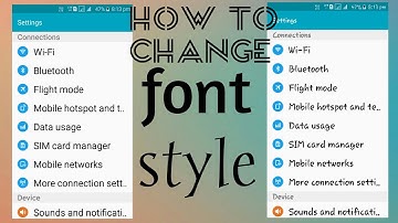 How to change font style in j2