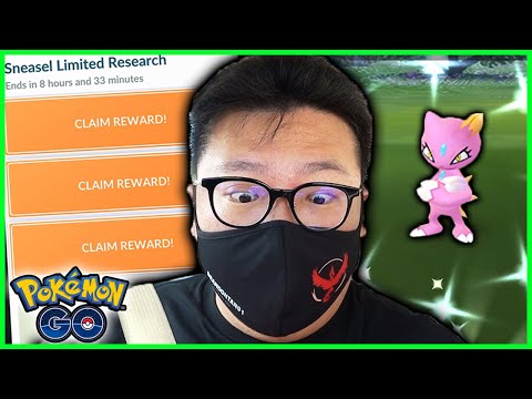 I CAN’T BELIEVE I WAS THIS LUCKY FOR THE SNEASEL LIMITED RESEARCH EVENT IN POKEMON GO