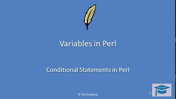 perl lec5 : conditional statements : if else | unless | switch case : explained