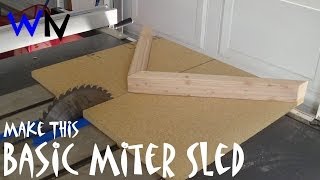 How to Make a Miter Saw Sled