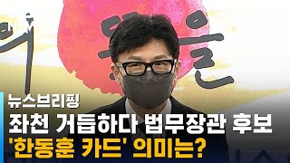 좌천 거듭하다 '법무장관 후보'…한동훈 카드의 의미는? / SBS / 주영진의 뉴스브리핑