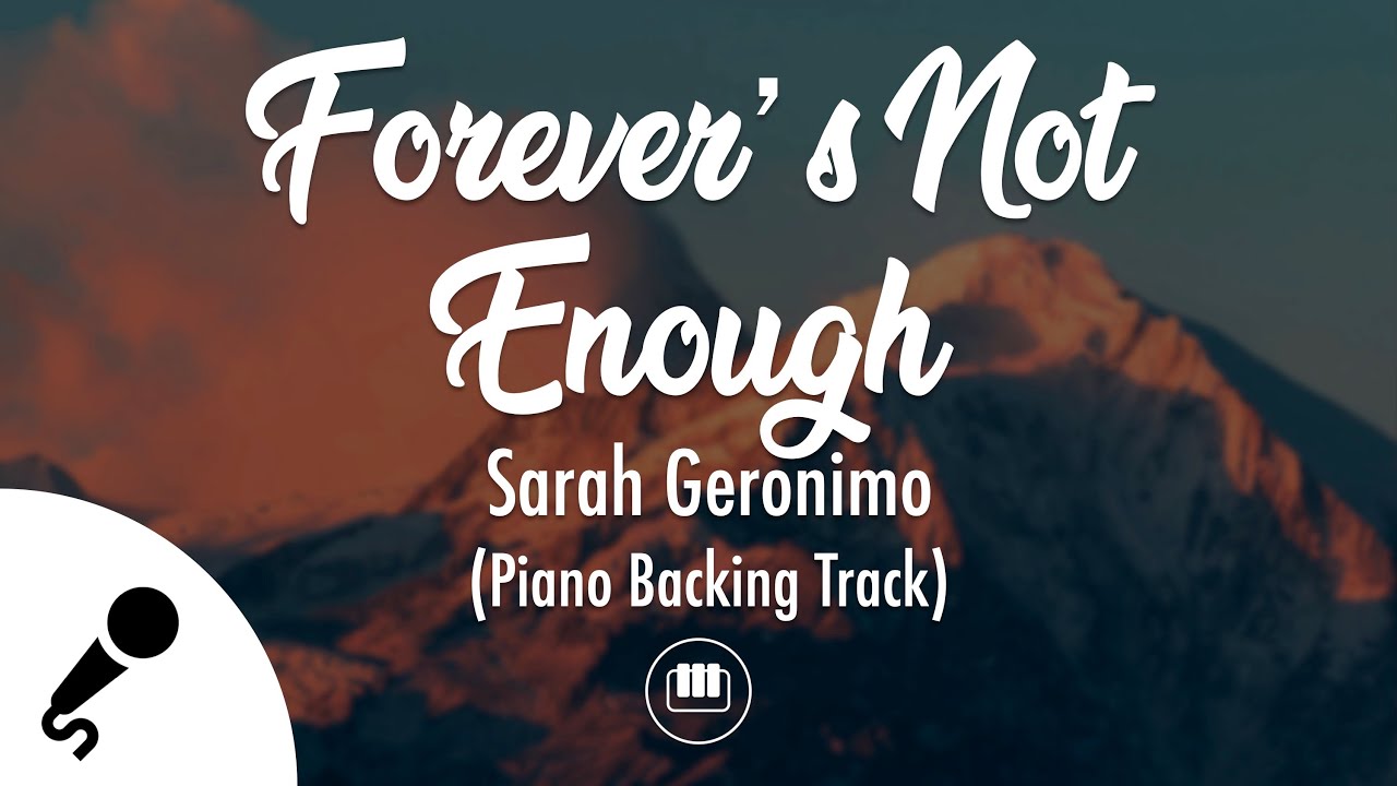 Forever s Not Enough Sarah Geronimo Piano Backing Track YouTube forever-s-not-enough-sarah-geronimo-piano-backing-track-youtube
