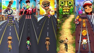 Little Singham Cycle Race 🆚 Kicko & Super Speedo 🆚 Little Singham 🆚 Temple Run 2 🆚 Subway Surfers screenshot 2