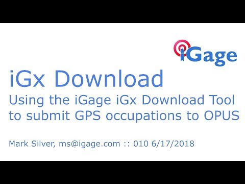 Using the iGx Download Tool