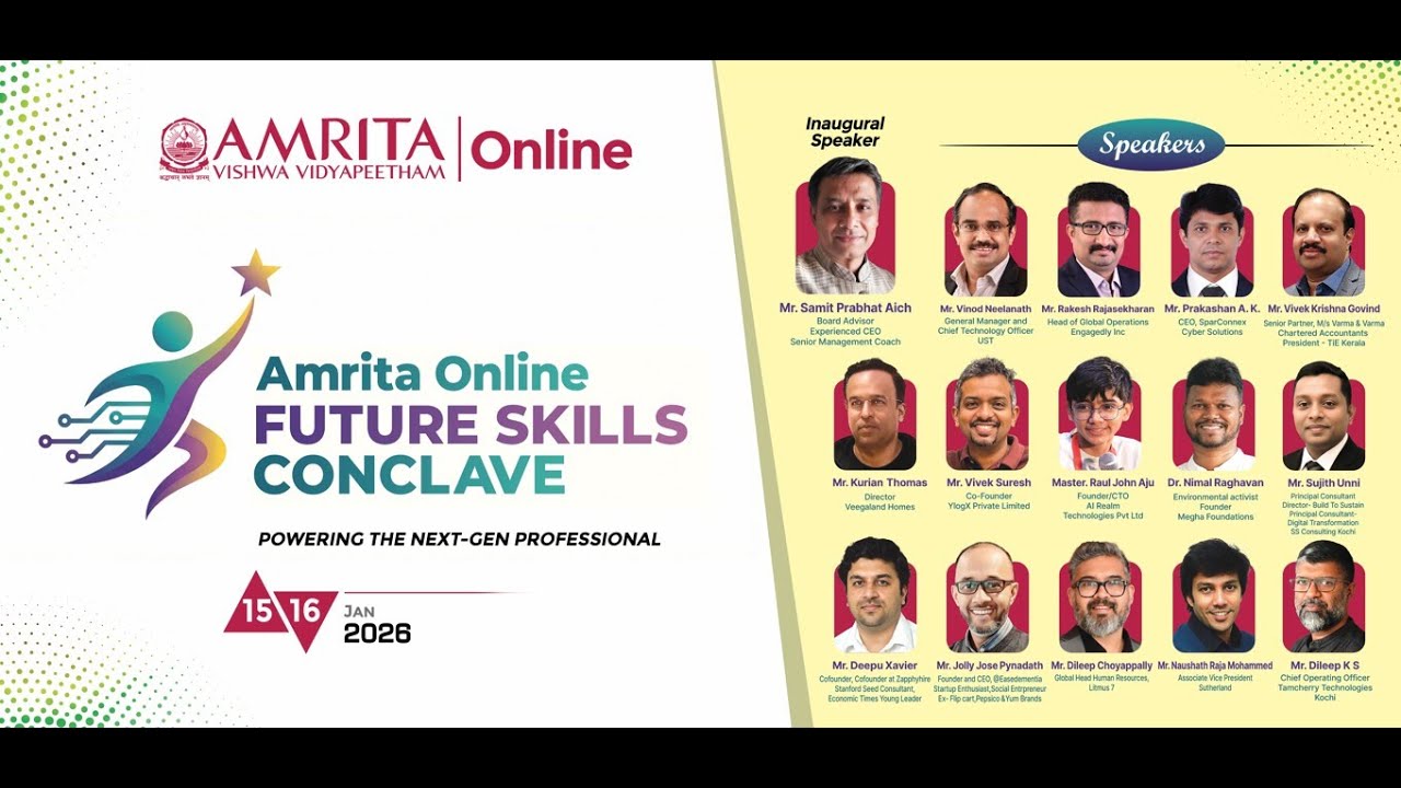 AMRITA ONLINE FUTURE SKILLS CONCLAVE - Day2