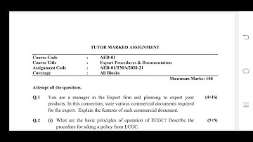 AED 01 Ignou Solved Assignment 2020-21