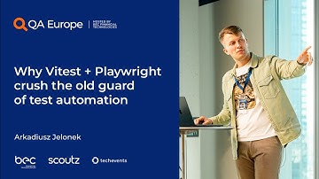 Arkadiusz Jelonek - Why Vitest + Playwright crush the old guard of test automation. QA Europe 2025