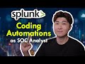 How to create automations as soc security analyst  cybersecurity